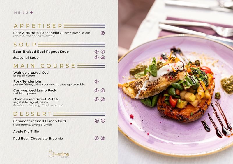 Budapest Dinner Cruise with Folklore & Operetta Show - Dinner: a Hungarian-inspired menu with choices