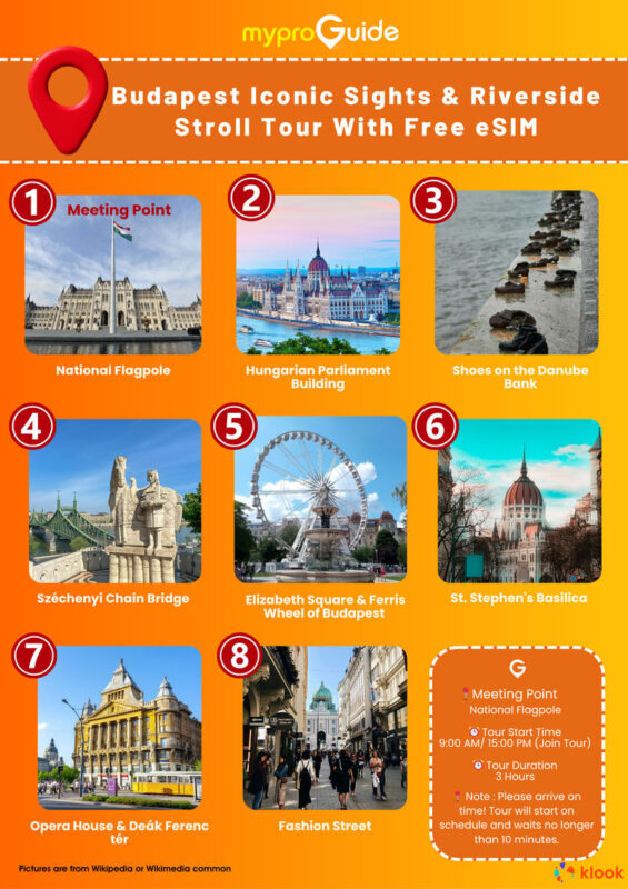 Budapest Iconic Sights & Riverside Stroll Tour - Shoes on the Danube calls for a slower pace