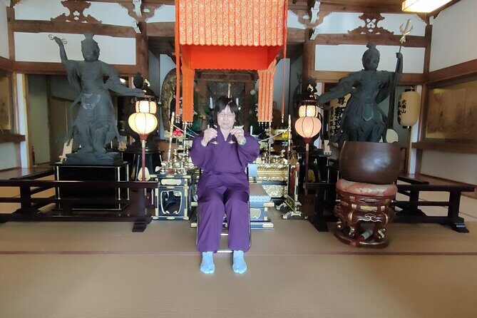 Buddhism Meditation, Statues Viewing Lunch Box Making at temple - Discovering the Spirit of Hyogo: A Deep Cultural Getaway