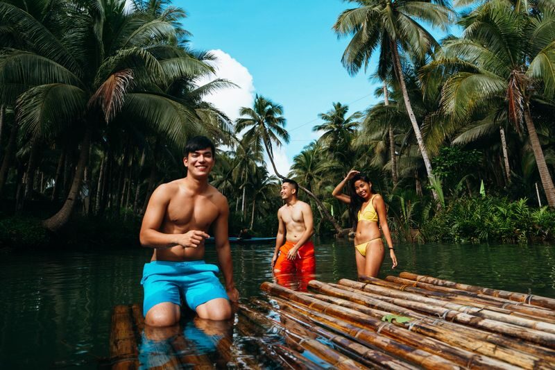 Budget Land Tour in Siargao - Maasin River: a short stop for palms and photos