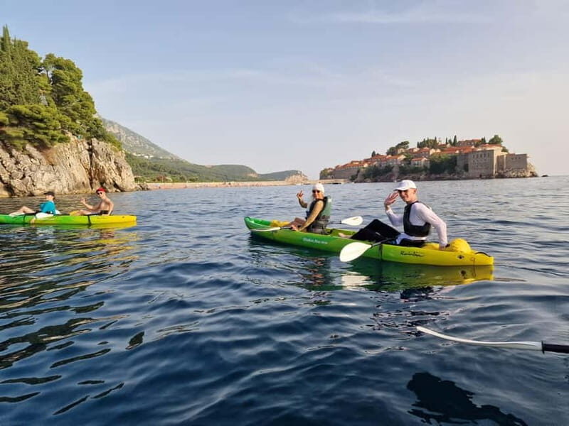 Budva: Becici Beach to Sveti Stefan Island Kayak Tour - Good To Know