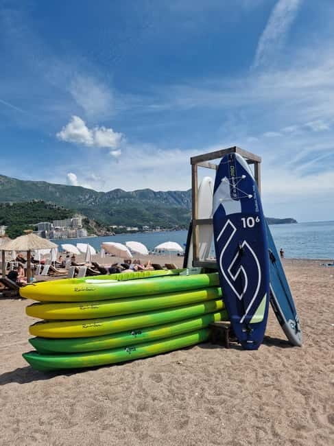 Budva: Kayak or SUP Rental with Training and Routes - Location and Setting