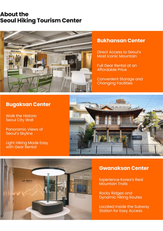 Bugaksan - Hiking Gear Rental Service in Seoul - Free rental dates and other locations