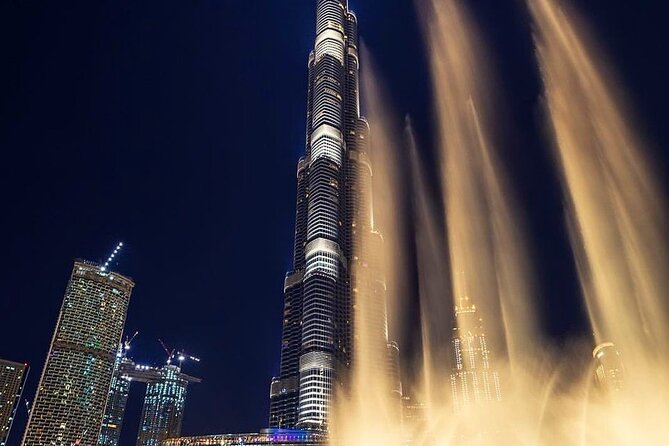 Burj Khalifa 124th Top Floor Ticket With Fountain Show In Evening PVT Transfer - Ticket Inclusions