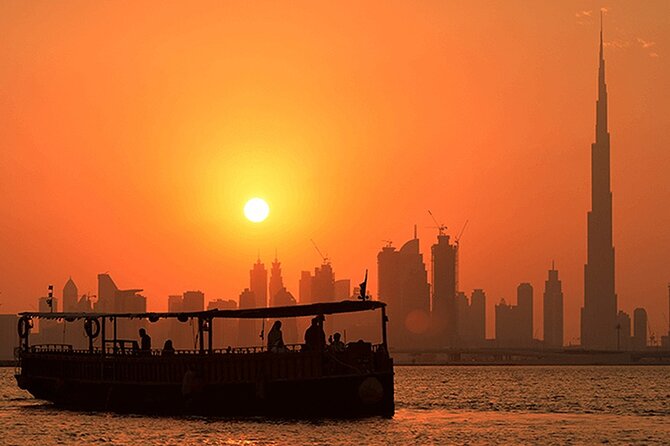 Burj Khalifa Sunset Tour in Wooden Boat With Transfers - Tour Details