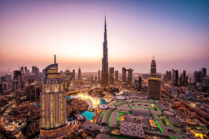 Burj Khalifa Tour, Aquarium, Downtown, Abra Boat & Fountain Show - Exploring Downtown