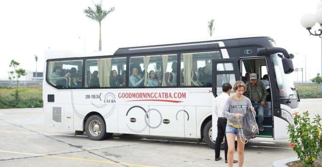 Bus Ticket Cat Ba - Hanoi ( Bus+ Ferry ) - Best Selling - Pickup and Drop-off Services