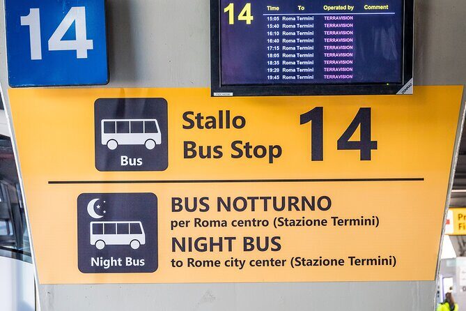 Bus Transfer from Fiumicino Airport to Vatican City - What to Expect from the Transfer