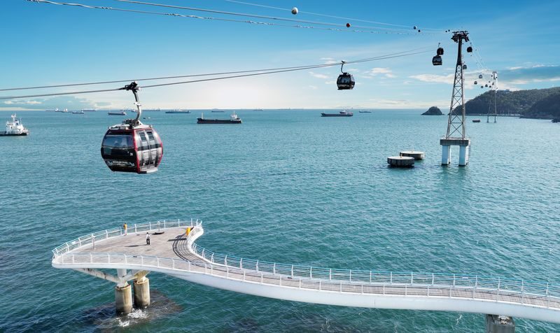 Busan Air Cruise Songdo Marine Cable Car Ticket - Choosing a standard or Crystal Cabin
