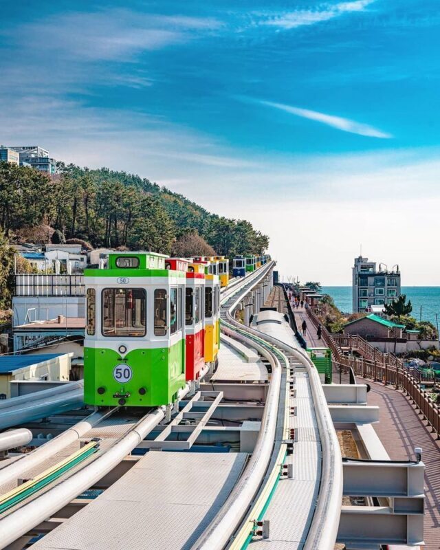 Busan Haeundae Blueline Park Sky Capsule & Beach Train Voucher - At a glance