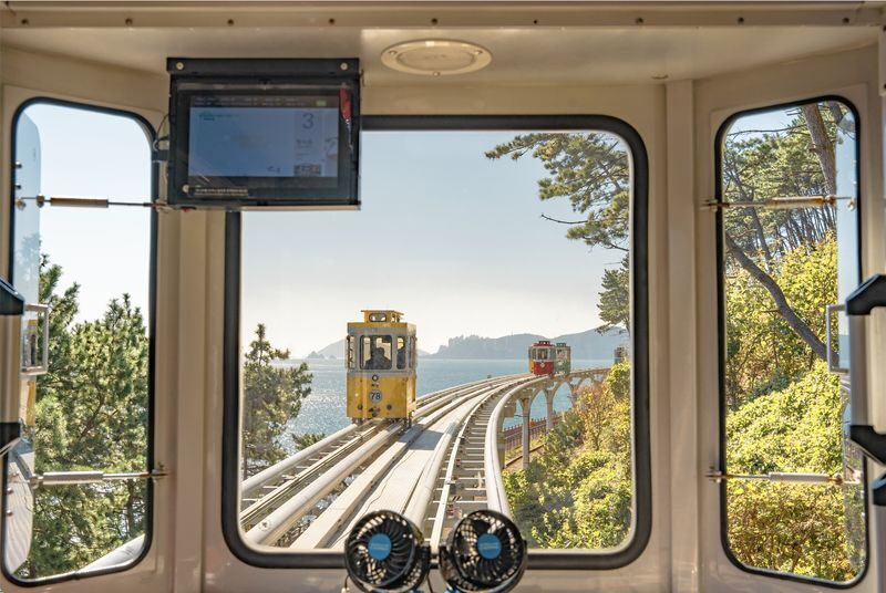 Busan Haeundae Blueline Park Sky Capsule & Beach Train Voucher - The Sky Capsule: scenic, small, and separately booked