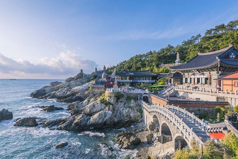 Busan Highlight City Tour with Sky Capsule, Gamcheon, Jagalchi &More - Songdo’s coast from above and at sea level