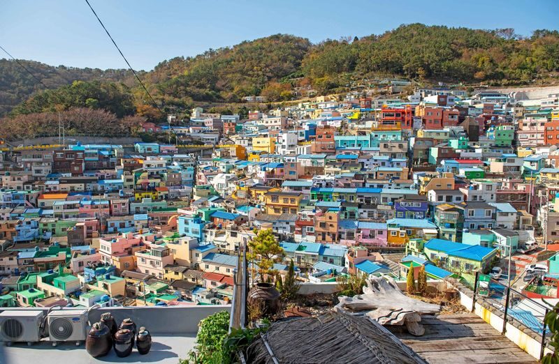 Busan Highlights: Small Group, Hotel Pickup & Sky Capsule - Gamcheon’s painted lanes and Huinnyeoul by the sea
