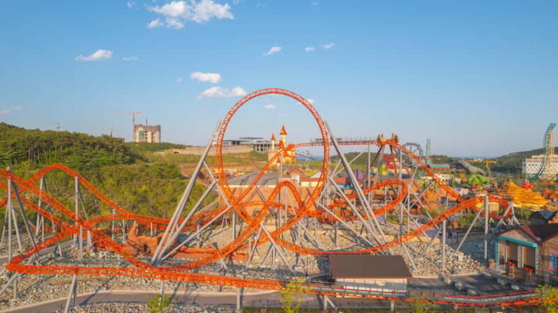 Busan: Lotte World Adventure Busan Entry Ticket - The Rides: Thrills and Family Fun  