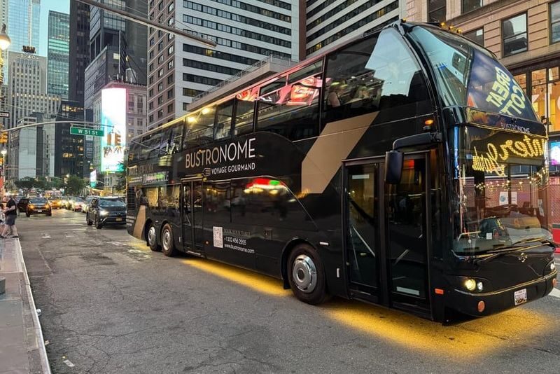 Bustronome Gourmet Meal Double Decker Trip in New York - At a glance