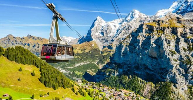 Cable Car Roundtrip to Schilthorn: Piz Gloria & Spy World - Panoramic Views