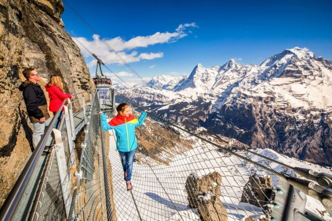 Cable Car Roundtrip to Schilthorn: Piz Gloria & Spy World - Thrill Walk at Birg