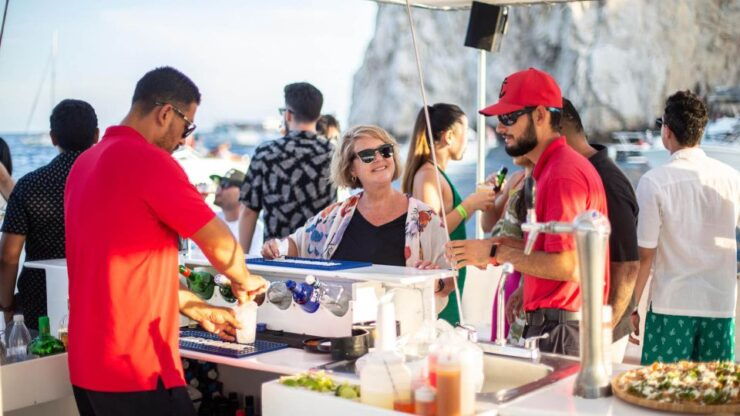 Cabo San Lucas: Sunset Party Cruise With Open Bar - Booking and Logistics