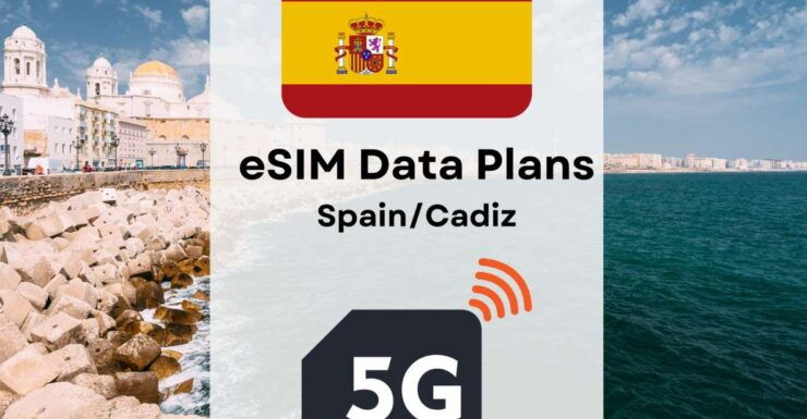 Cadiz: Esim Internet Data Plan for Spain 4g/5g - Plan Details