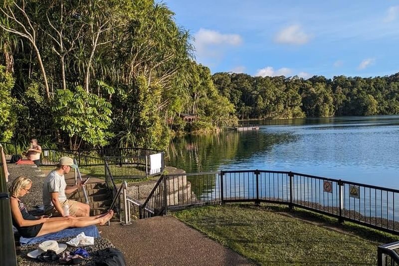 Cairns Tablelands Full-Day Tour with Rock Wallabies - Millaa Millaa Falls: photos or a swim