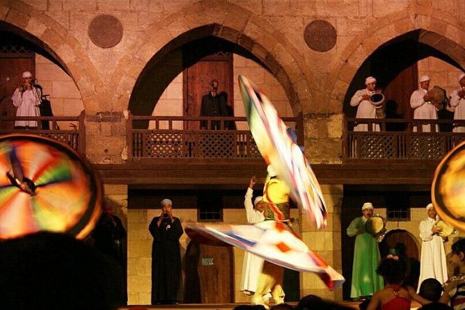 Cairo by Night Including Tanoura Show at Wikalet Al Ghouri Khan El Khalili Tahrir Square - Group Size Details