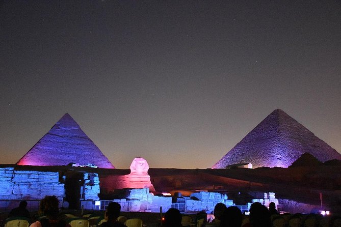 Cairo: Evening Sound and Light Show at Giza Pyramids With Entrance Fee - What to Expect