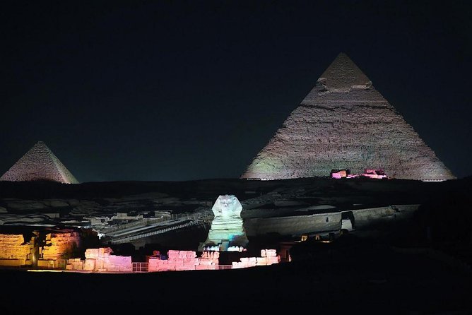 Cairo: Evening Sound and Light Show at Giza Pyramids With Entrance Fee - Confirmation and Accessibility