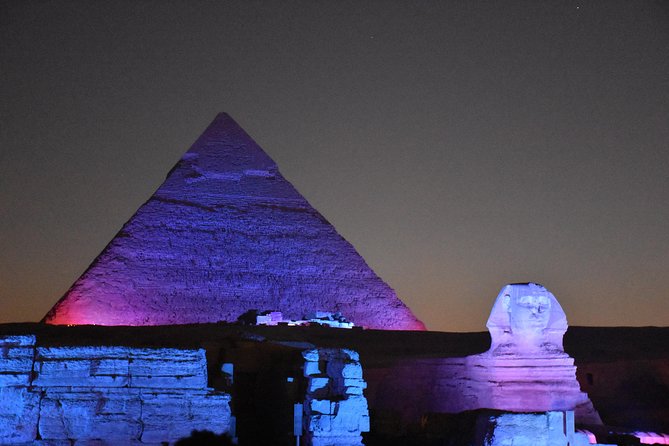 Cairo: Evening Sound and Light Show at Giza Pyramids With Entrance Fee - Cancellation Policy and Reservation