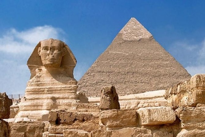 CAIRO LAYOVER EXCURSION TO GIZA PYRAMIDS SPHINX COPTIC CAIRO and BAZAAR - Pricing and Booking