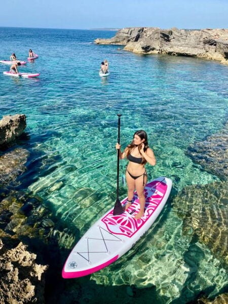 Cala Pi: Cave Excursion in Paddle Surf and Snorkeling - Explore Turquoise Waters