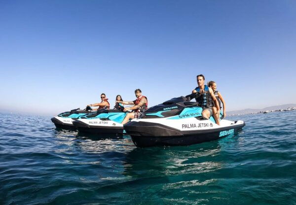 Calanova: Double Jet Ski Excursion With Guide - Guided Tour
