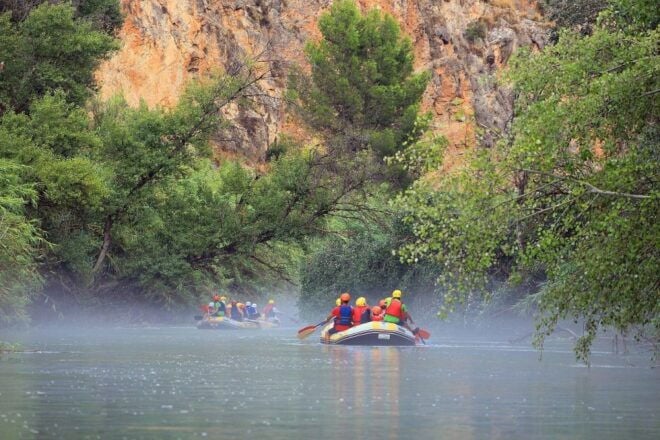 Calasparra: Almadenes Canyon Rafting With Caves and Rock Art - Full Description