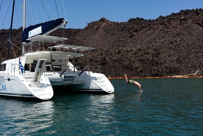 Caldera Cruise With Swim Stops, BBQ on Board and Drinks! - Cruise Route and Stops