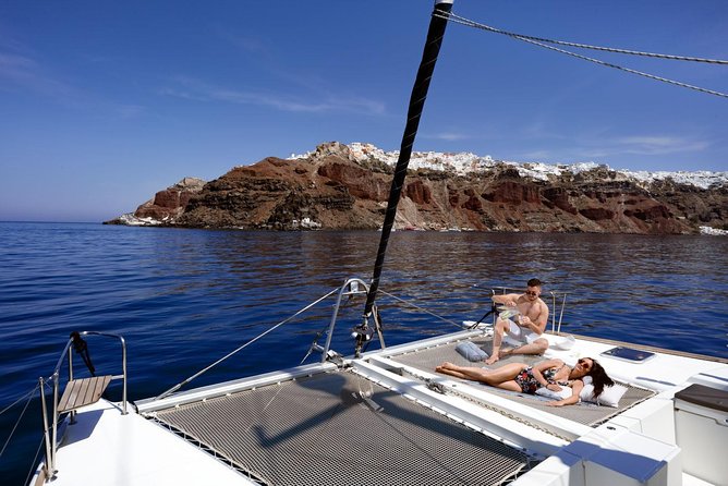Caldera Cruise With Swim Stops, BBQ on Board and Drinks! - On-Board BBQ and Drinks