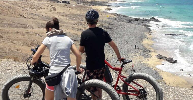 Caleta De Fuste/Corralejo: Guided E-Bike Tour & Crater Hike - Transportation and Group Size