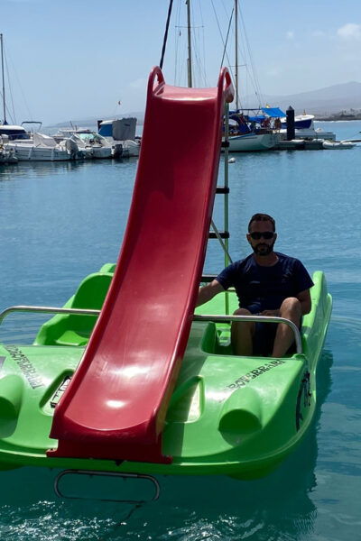 Caleta De Fuste: Pedalo With Slide Rental - Frequently Asked Questions