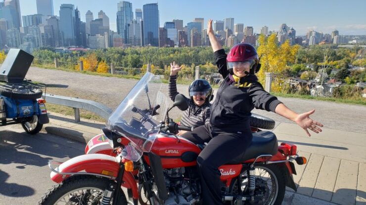 Calgary: City Tour by Vintage-Style Sidecar Motorcycle - Experience Highlights