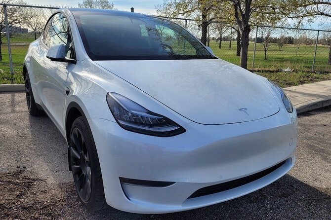 Calgary to Banff in Tesla EV - Private Transfer - Avoiding the Hassle of Taxis or Rental Cars