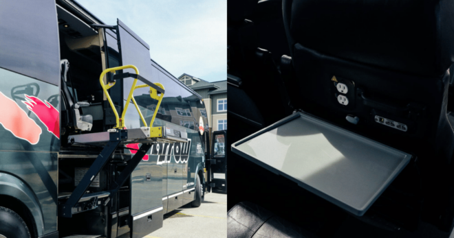 Calgary: Travel in Great Comfort To/From Edmonton - On-Board Amenities and Comfort