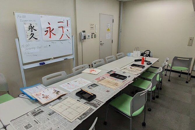 Calligraphy Experience at Ginza and Tsukiji Area - What to Expect During the Experience