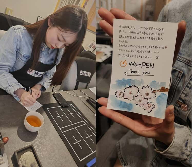 Calligraphy & print your calligraphy on a T-shirt. - Authentic Perspectives from Past Participants