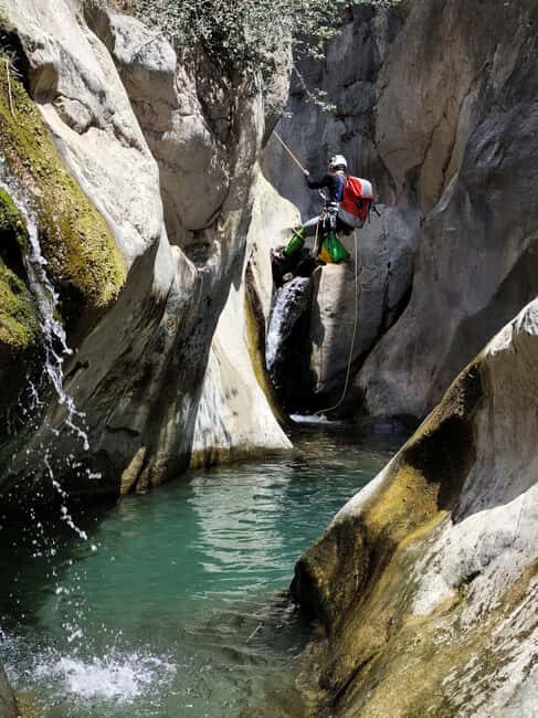 Callosa d'Ensarria: Estret de les Penyes Canyoning Tour - How the Tour Progresses