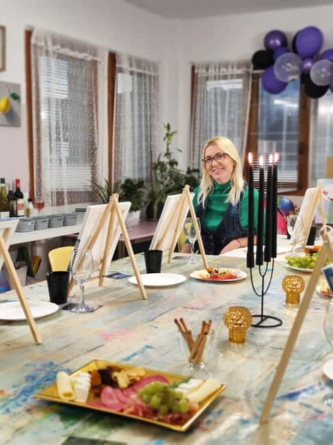 Calp, Valencia: Art and Wine Painting Workshop - The Artwork: Take Home a Professional Canvas
