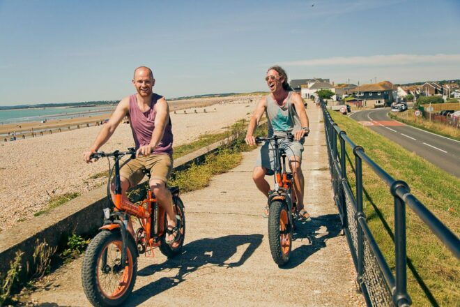 Camber Sands: Fat Tyre Ebike Hire - Includes