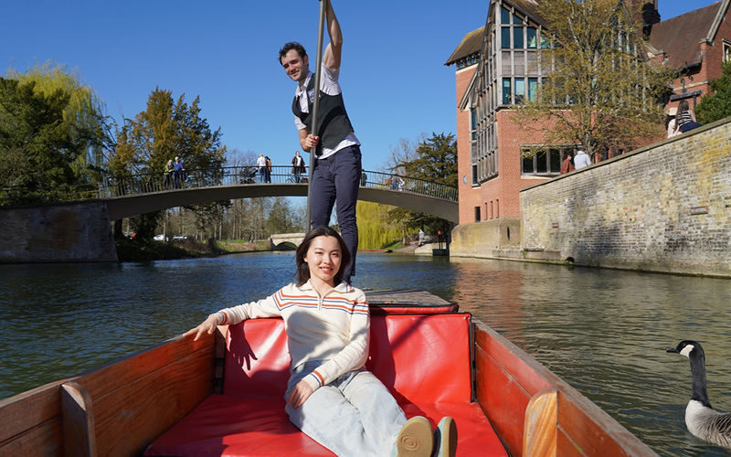 Cambridge Historical and Punting Tour with Student Guides - Cambridge from the water, with history along the way