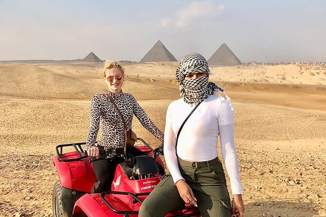 Camel Ride , ATV Quad Bike Around Giza Pyramids Sahara and Lunch - Itinerary Details