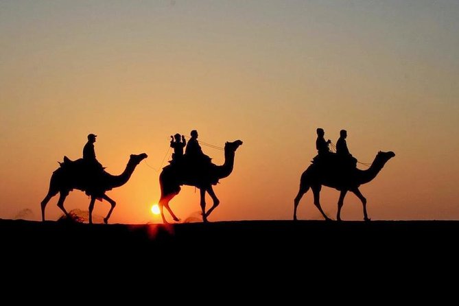 Camel Ride in the AGAFAY DESERT by Sunset Half Day Trip From Marrakech - Watching the Sunset