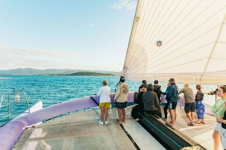 Camira Sunset Sail -Drinks & Snacks -Departing Airlie Beach - Duration and Language