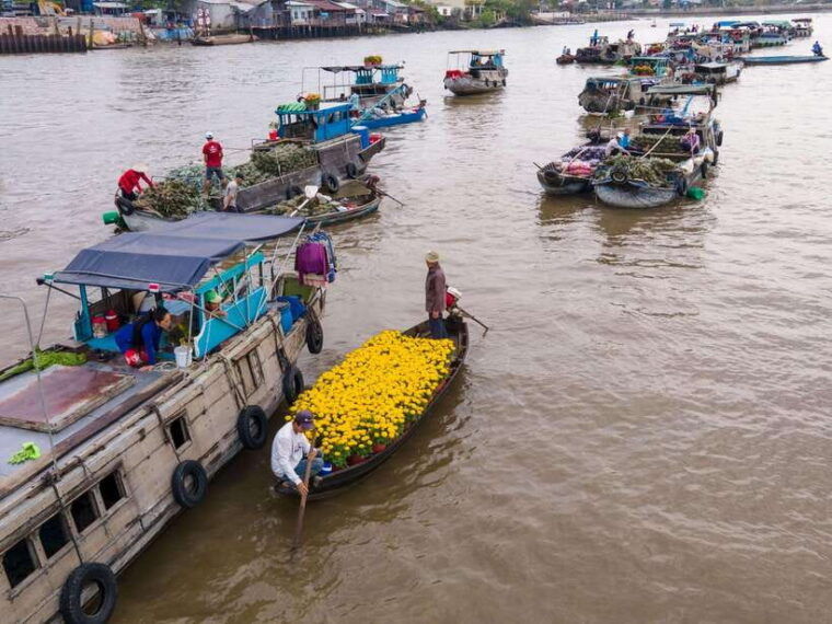 Can Tho: Floating Market & Cycling & Cacao Farm & Rice Field - Rice Noodle Factory