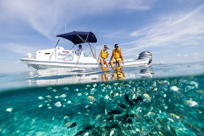 Cancun 5-Stop Snorkeling Tour With Jet Ski Ride - Inclusions and Meeting/Pickup